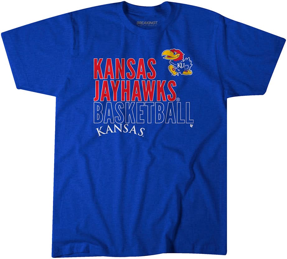 Kansas Jayhawks: Text Logo Overlay 1