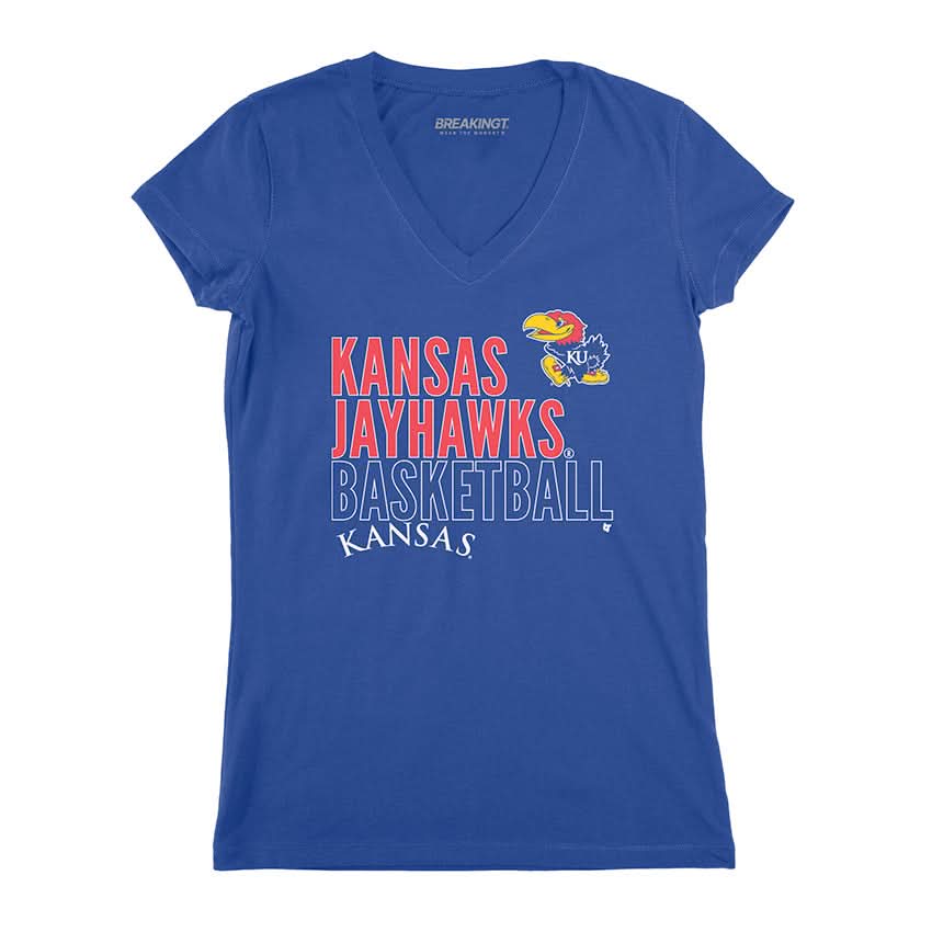 Kansas Jayhawks: Text Logo Overlay 3