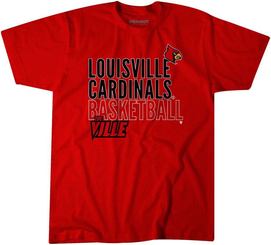 Louisville Cardinals: Text Logo Overlay 1