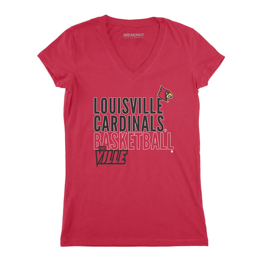 Louisville Cardinals: Text Logo Overlay 3