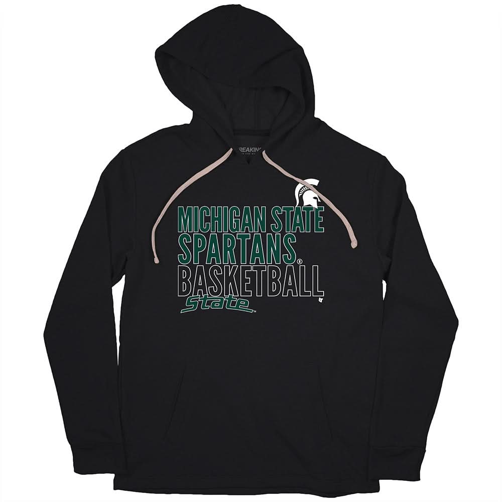 Michigan State Basketball: Text Logo Overlay 2