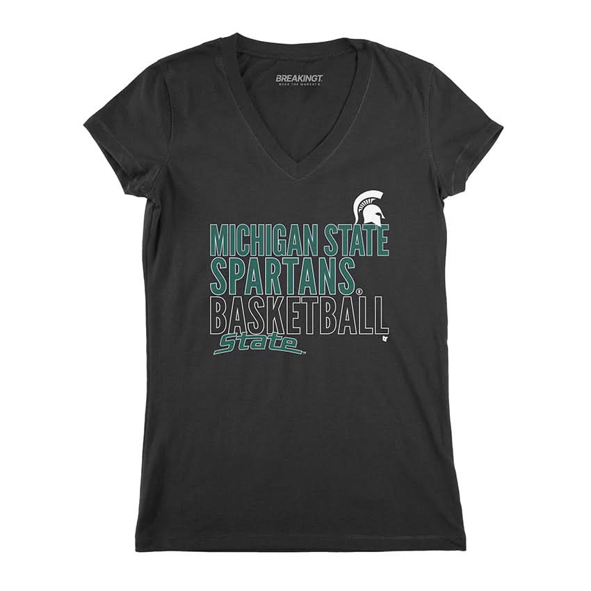 Michigan State Basketball: Text Logo Overlay 3