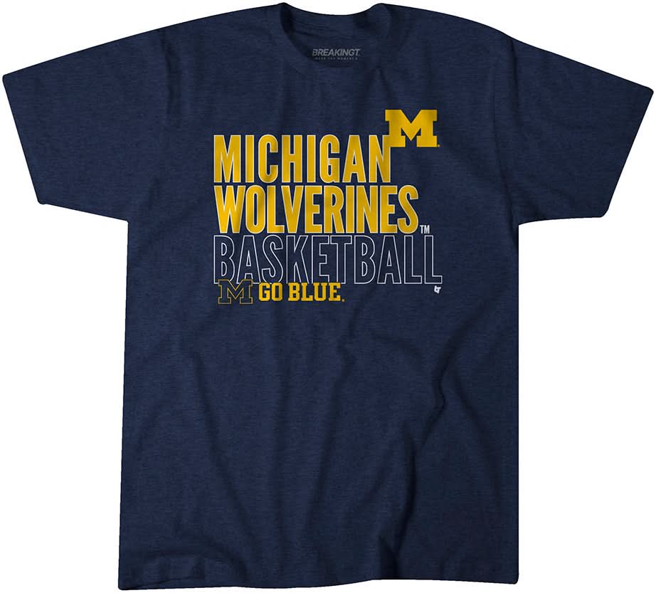 Michigan Basketball: Text Logo Overlay 1