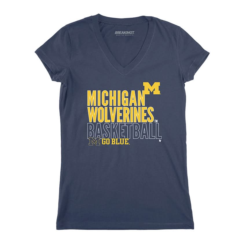 Michigan Basketball: Text Logo Overlay 3