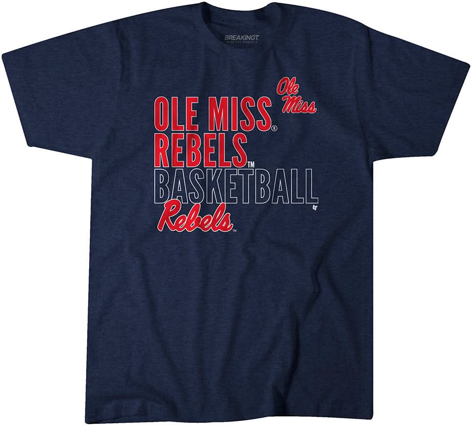 Ole Miss Basketball: Text Logo Overlay 1