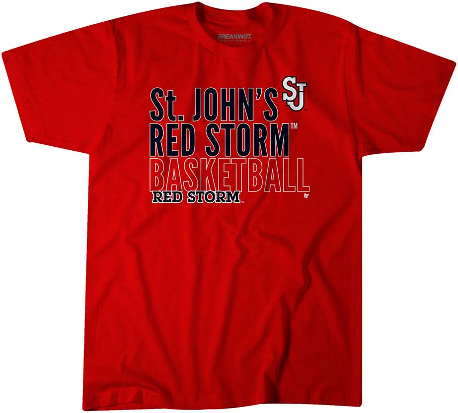 St. John's Basketball: Text Logo Overlay 1