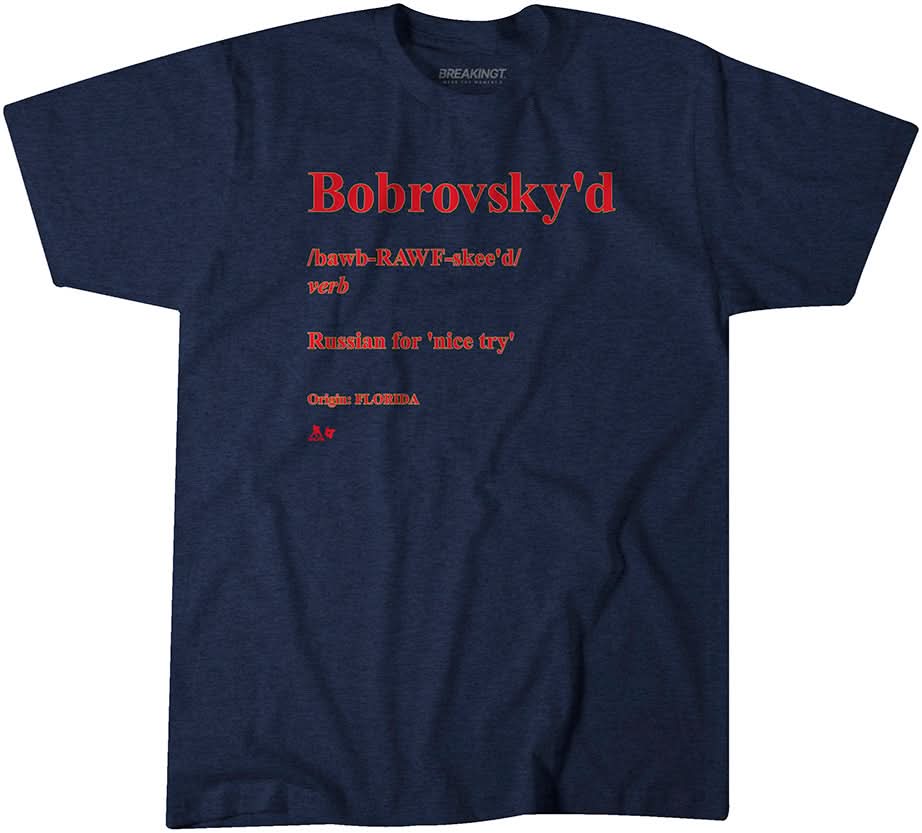 Sergei Bobrovsky: Bobrovsky'd Definition 1