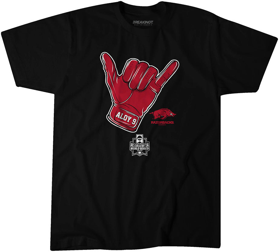 Arkansas Baseball: Wehiwa Aloy CWS Shaka 1