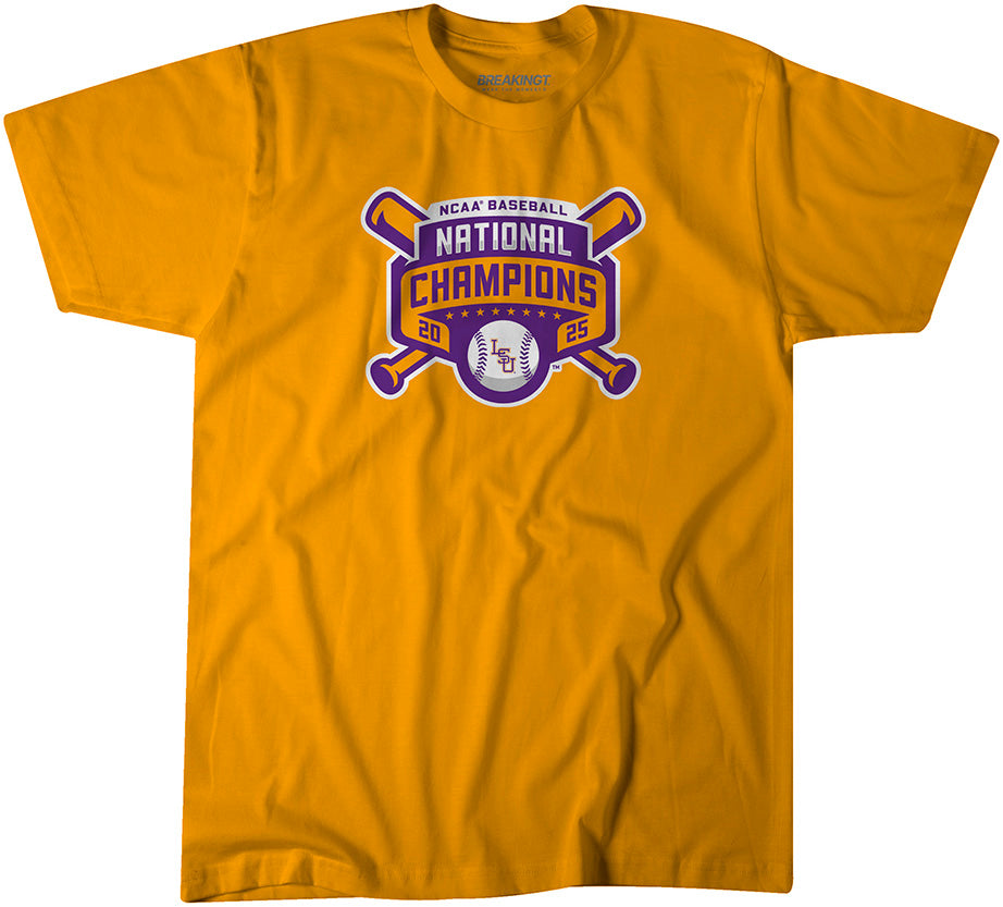 LSU Baseball: 2025 National Champions Logo 3