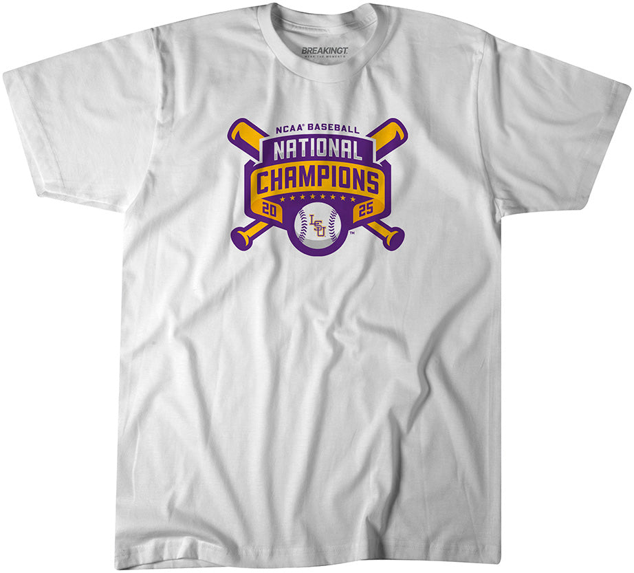 LSU Baseball: 2025 National Champions Logo 4