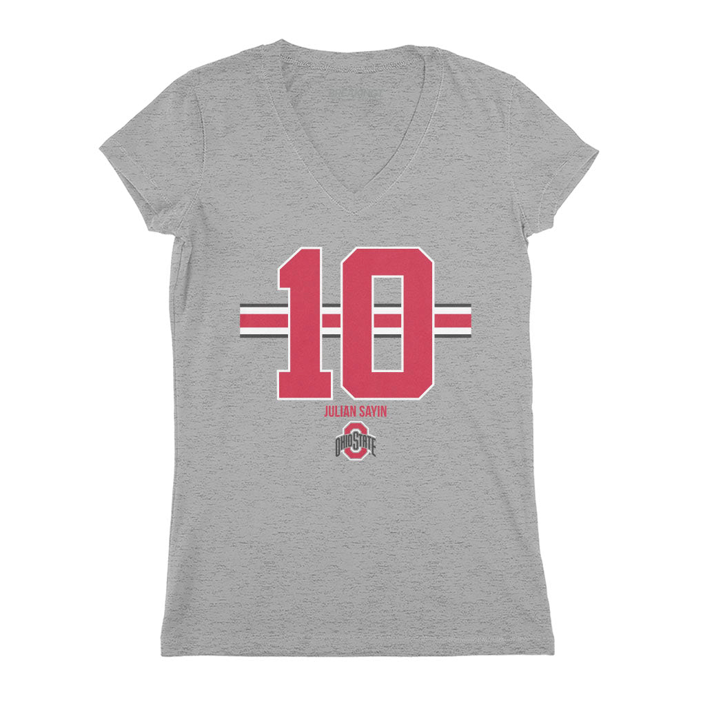 Ohio State Football: Julian Sayin Name Number Stripe 3