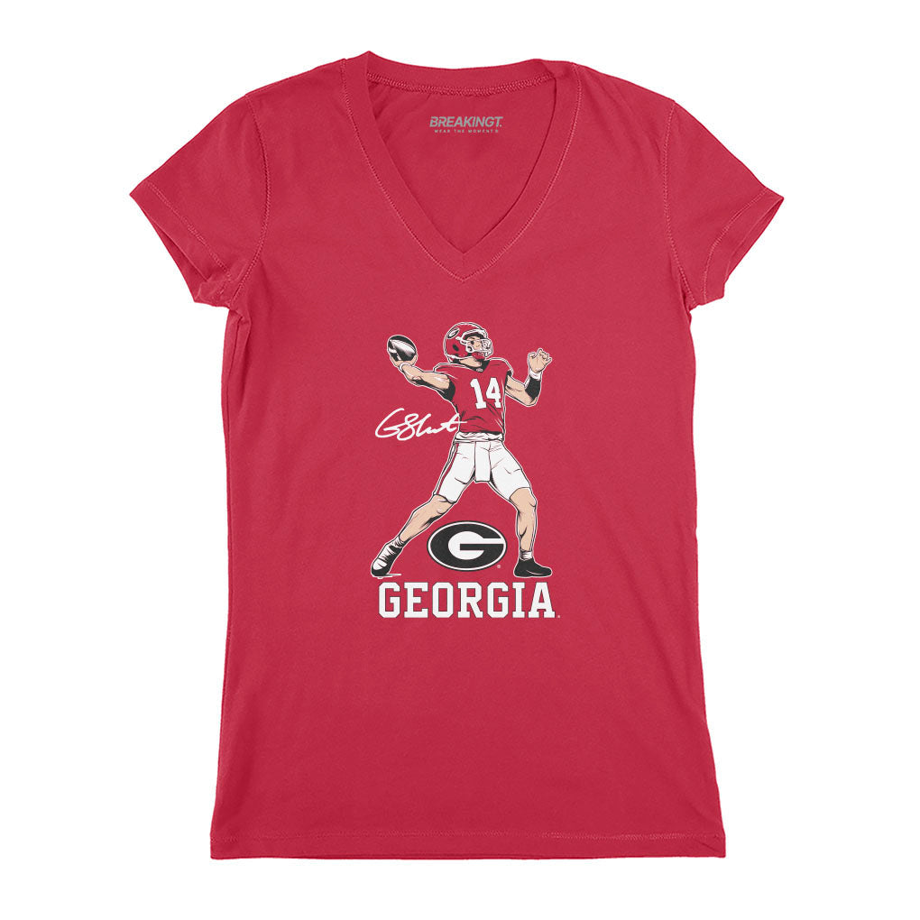 Georgia Football: Gunner Stockton Superstar Pose 3