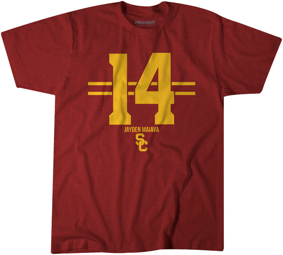 USC Football: Jayden Maiava Name Number Stripe 1