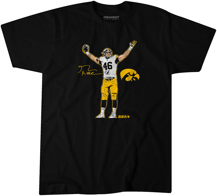 Iowa Football: George Kittle Superstar Pose 1