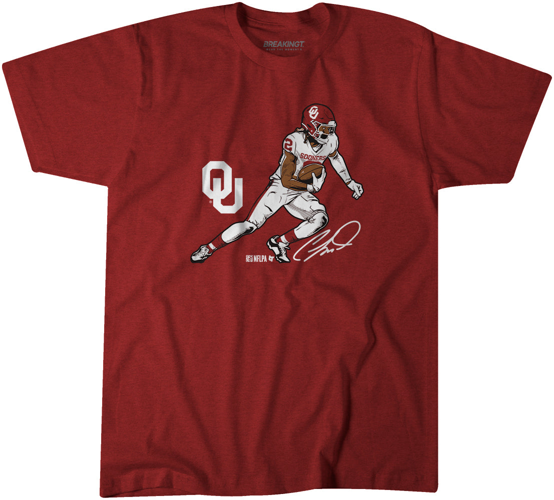 Oklahoma Football: CeeDee Lamb Superstar Pose 1