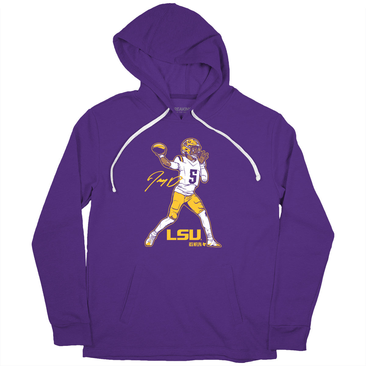LSU Football: Jayden Daniels Superstar Pose 2