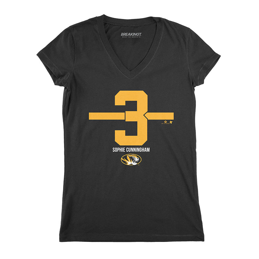 Missouri Basketball: Sophie Cunningham Name Number Stripe 3