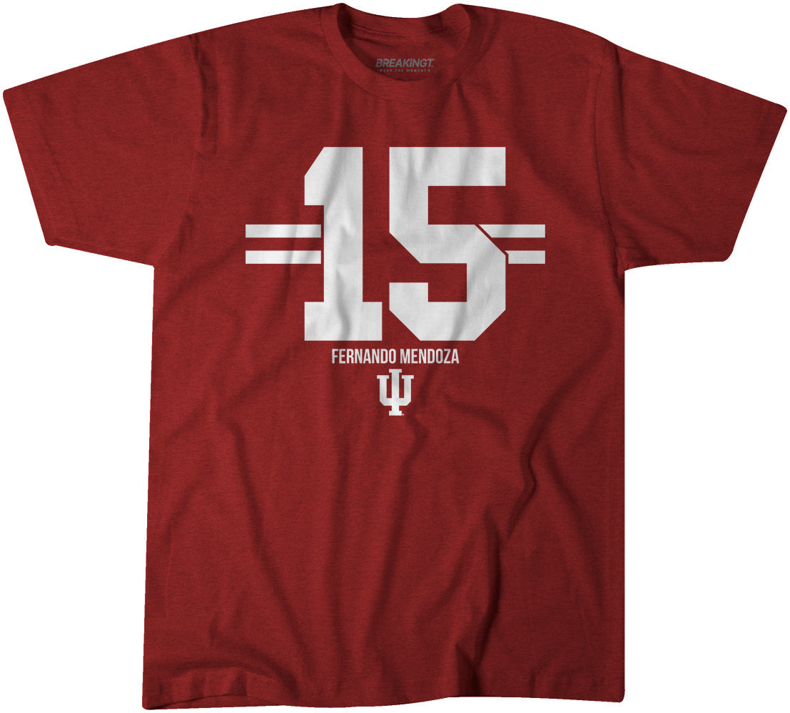 Indiana Football: Fernando Mendoza 15 Stripe 1