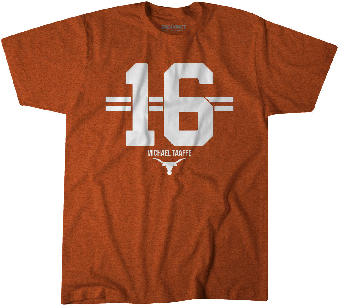 Texas Football: Michael Taaffe 16 Stripe 1