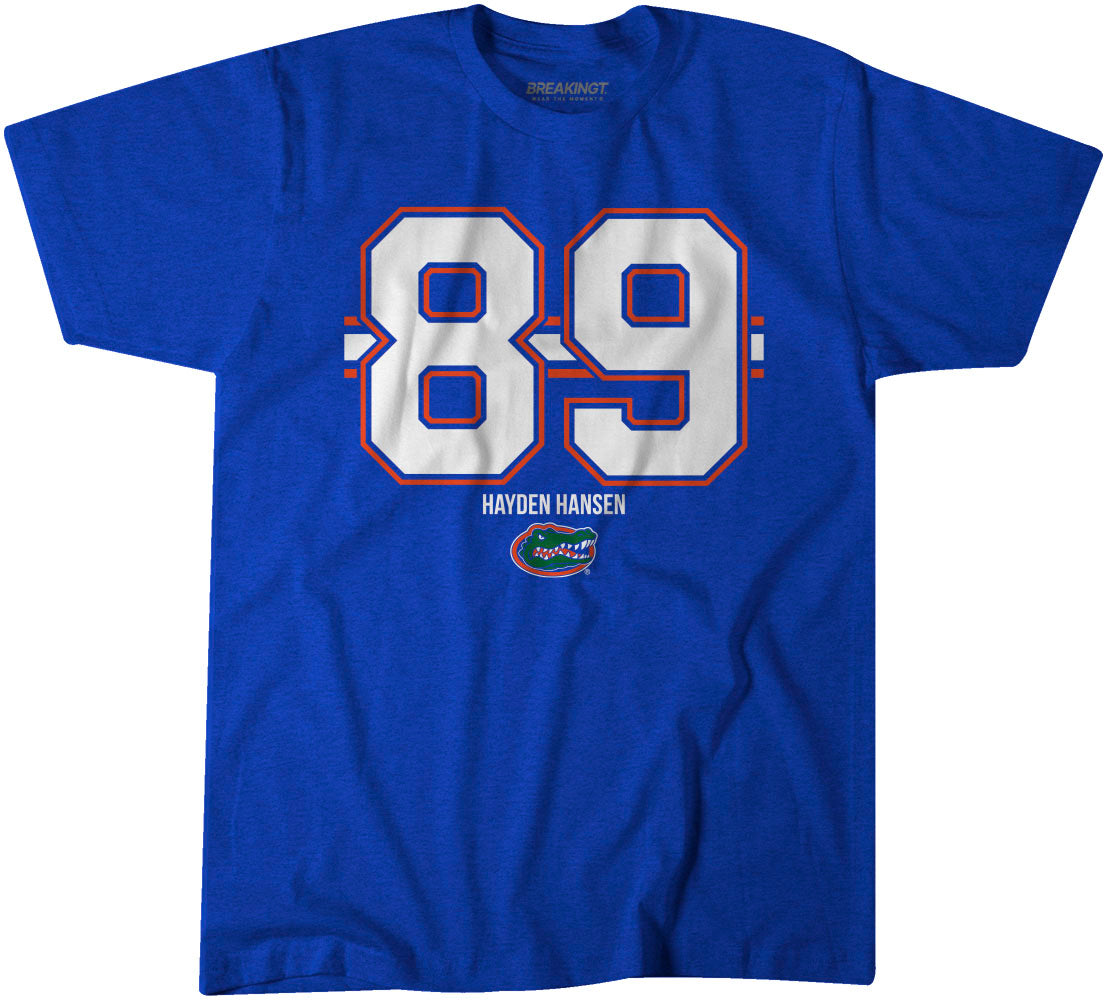 Florida Football: Hayden Hansen 89 Stripe 1