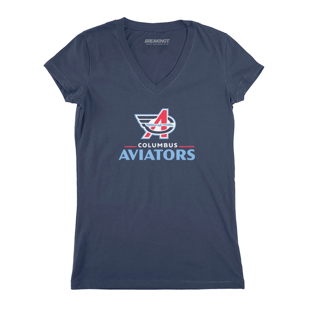 Columbus Aviators: Lockup Logo 3