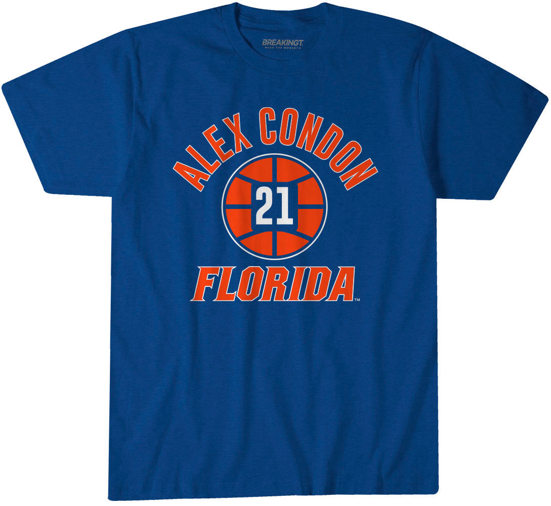 Florida Basketball: Alex Condon Name Number Ball 1