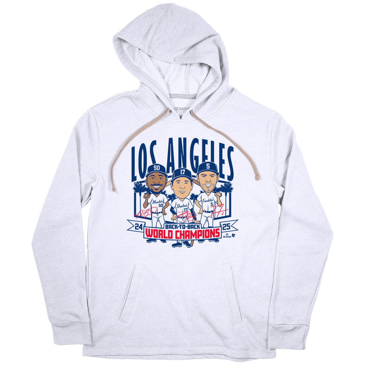 Los Angeles Baseball: Back-to-Back World Champs Caricatures 2