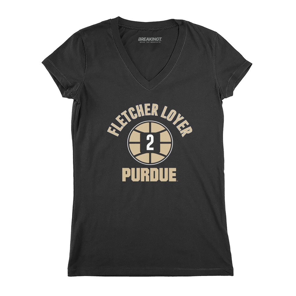 Purdue Basketball: Fletcher Loyer Name Number Ball 3