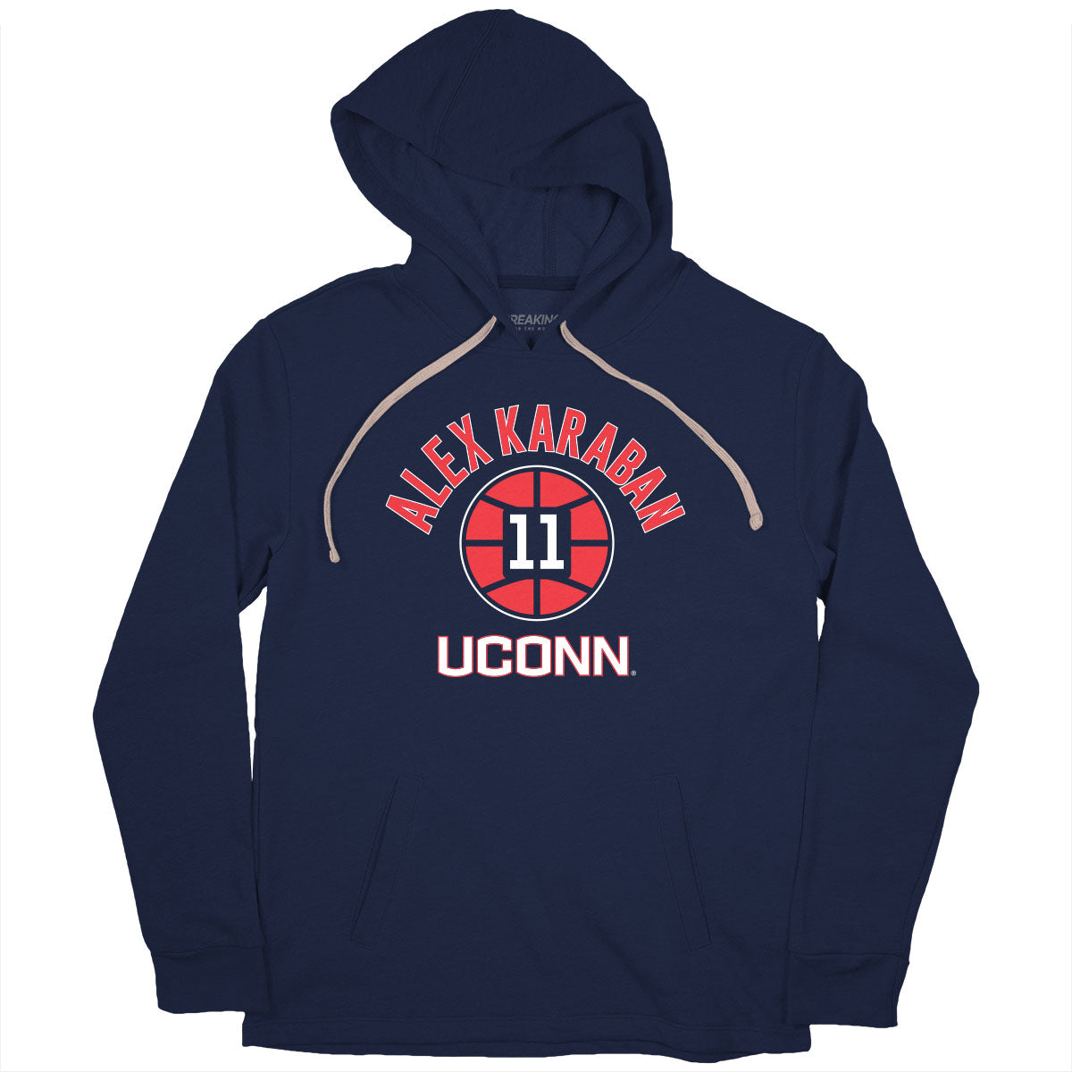 UConn Basketball: Alex Karaban Name Number Ball 2