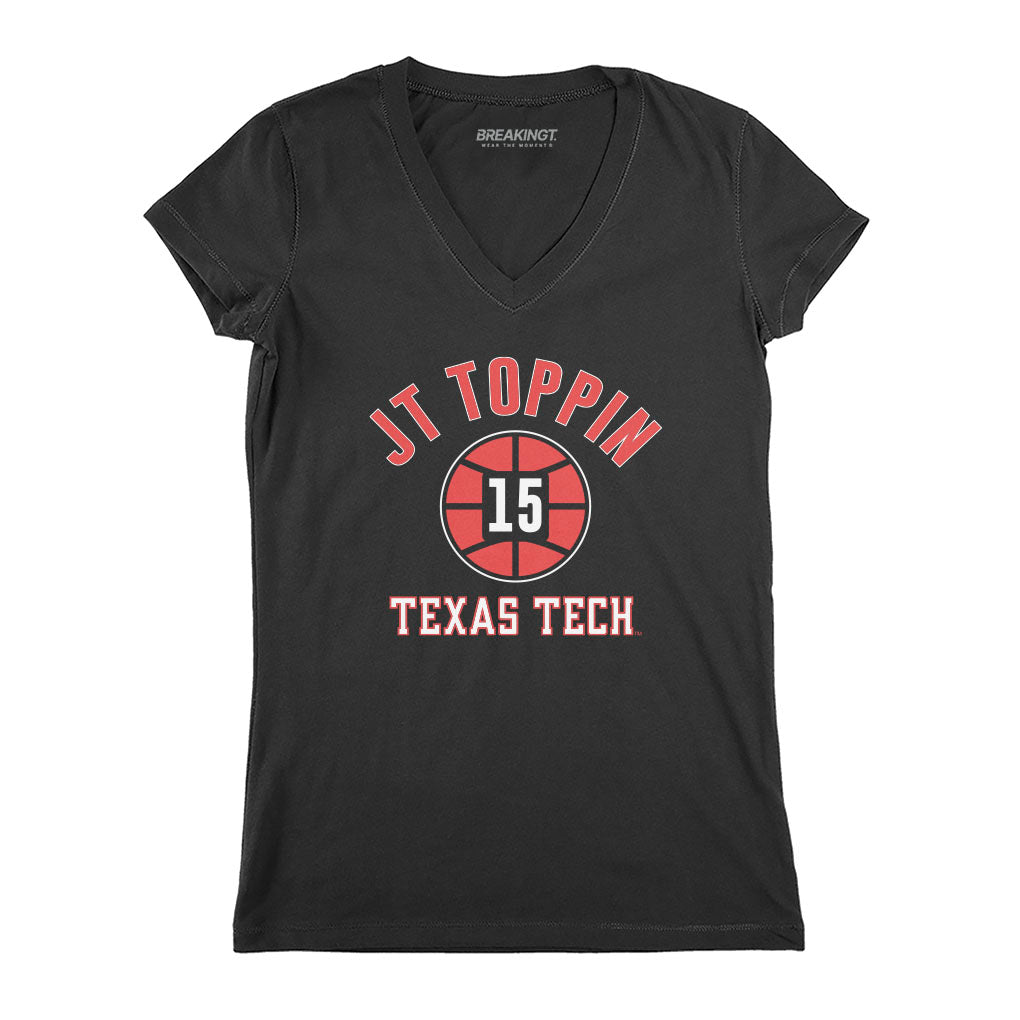 Texas Tech Basketball: JT Toppin Name Number Ball 3