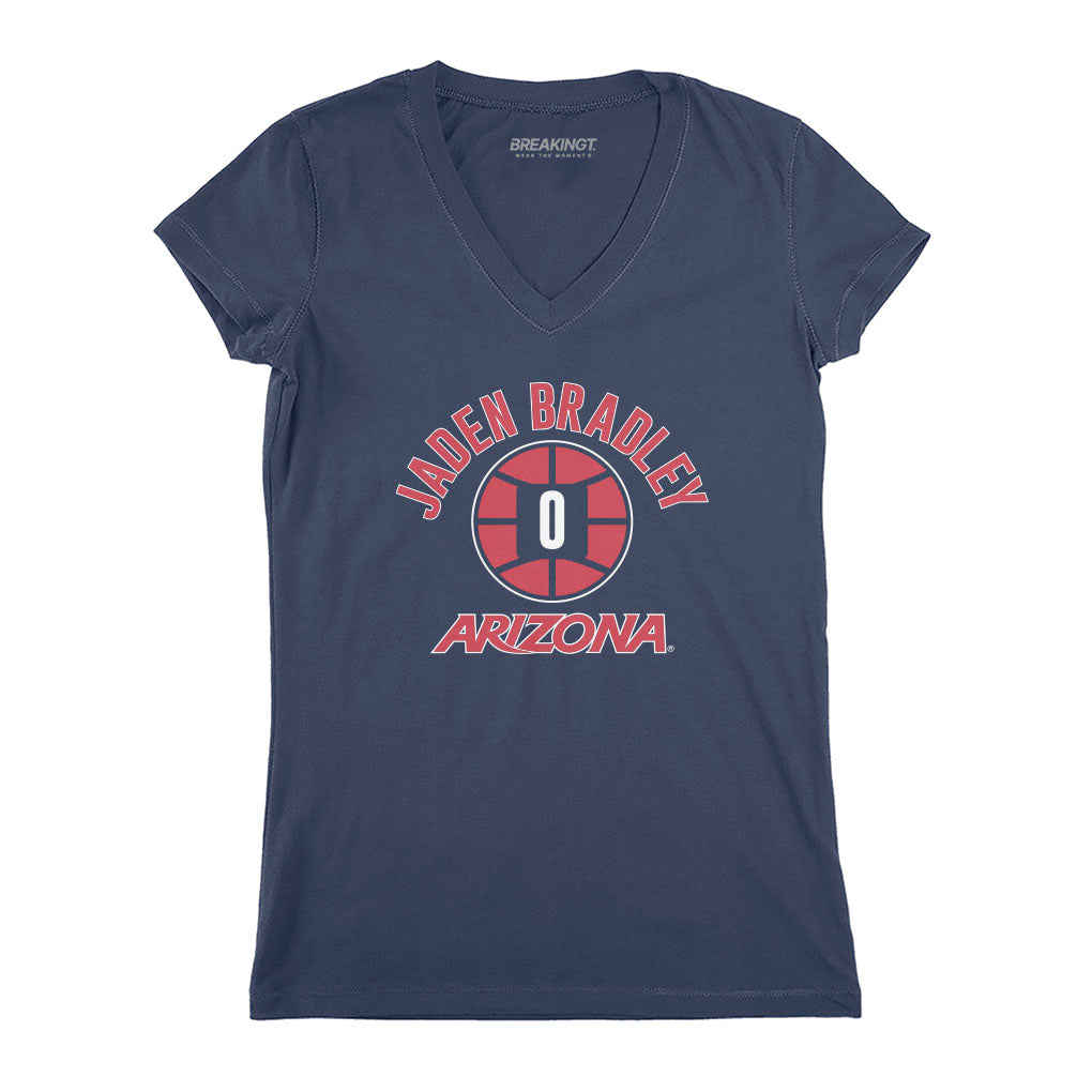 Arizona Basketball: Jaden Bradley Name Number Ball 3