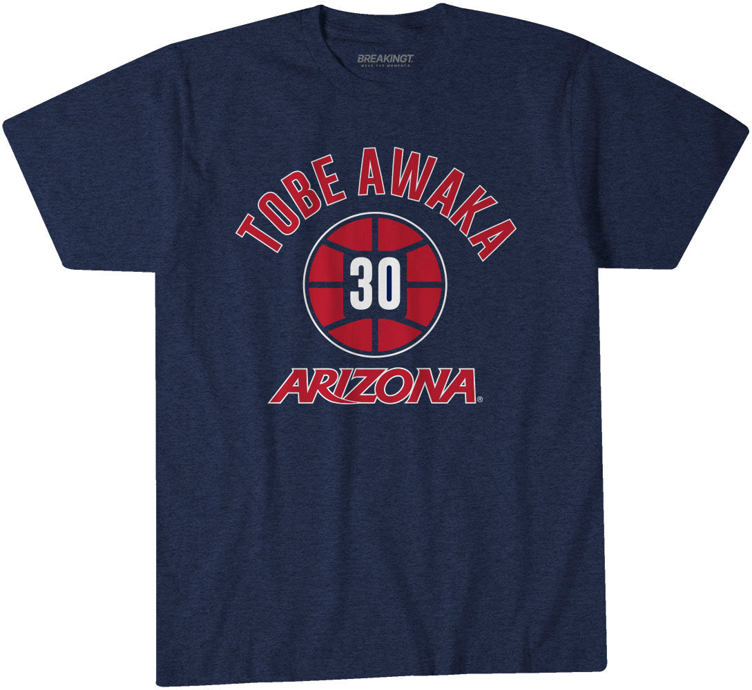 Arizona Basketball: Tobe Awaka Name Number Ball 1