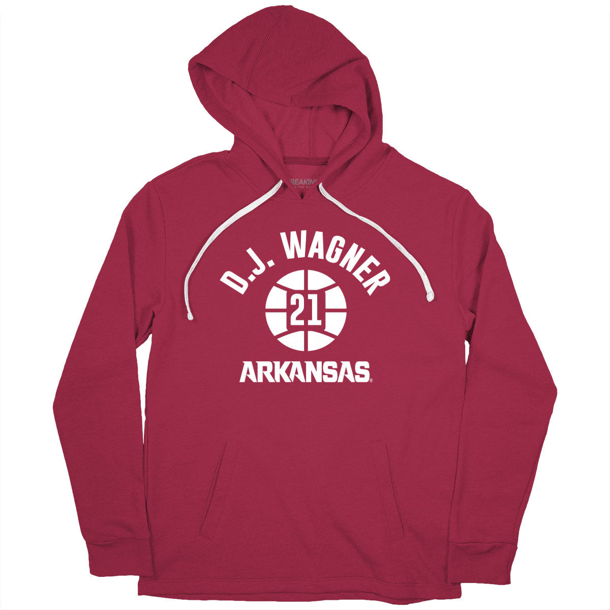 Arkansas Basketball: D.J. Wagner Name Number Ball 2