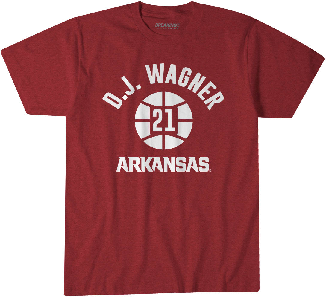 Arkansas Basketball: D.J. Wagner Name Number Ball 1