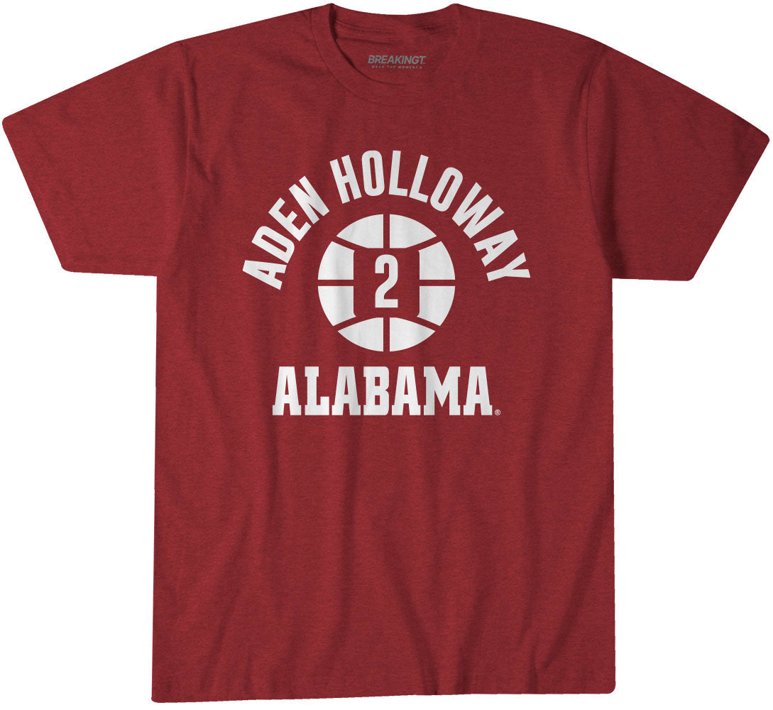 Alabama Basketball: Aden Holloway Name Number Ball 1
