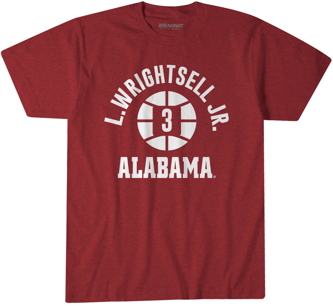 Alabama Basketball: Latrell Wrightsell Jr. Name Number Ball 1