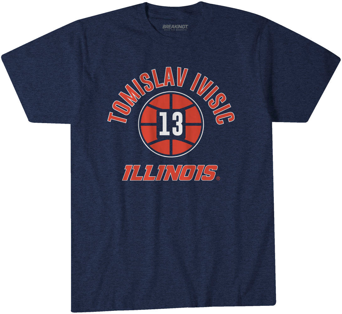 Illinois Basketball: Tomislav Ivisic Name Number Ball 1