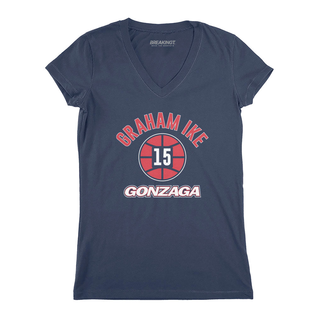 Gonzaga Basketball: Graham Ike Name Number Ball 3