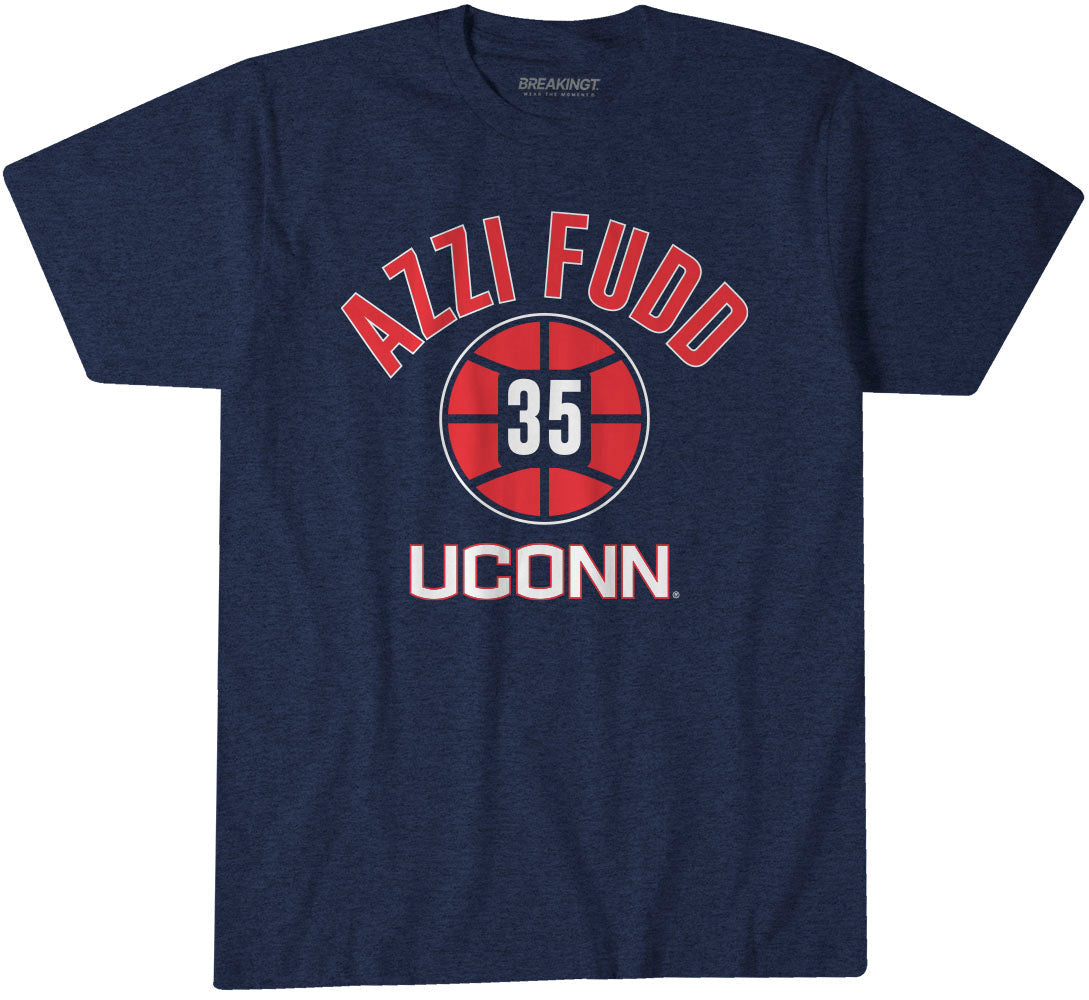 UConn Basketball: Azzi Fudd Name Number Ball 1