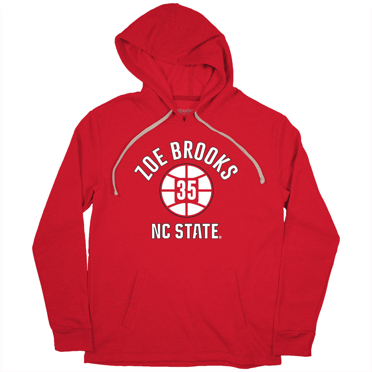 NC State Basketball: Zoe Brooks Name Number Ball 2