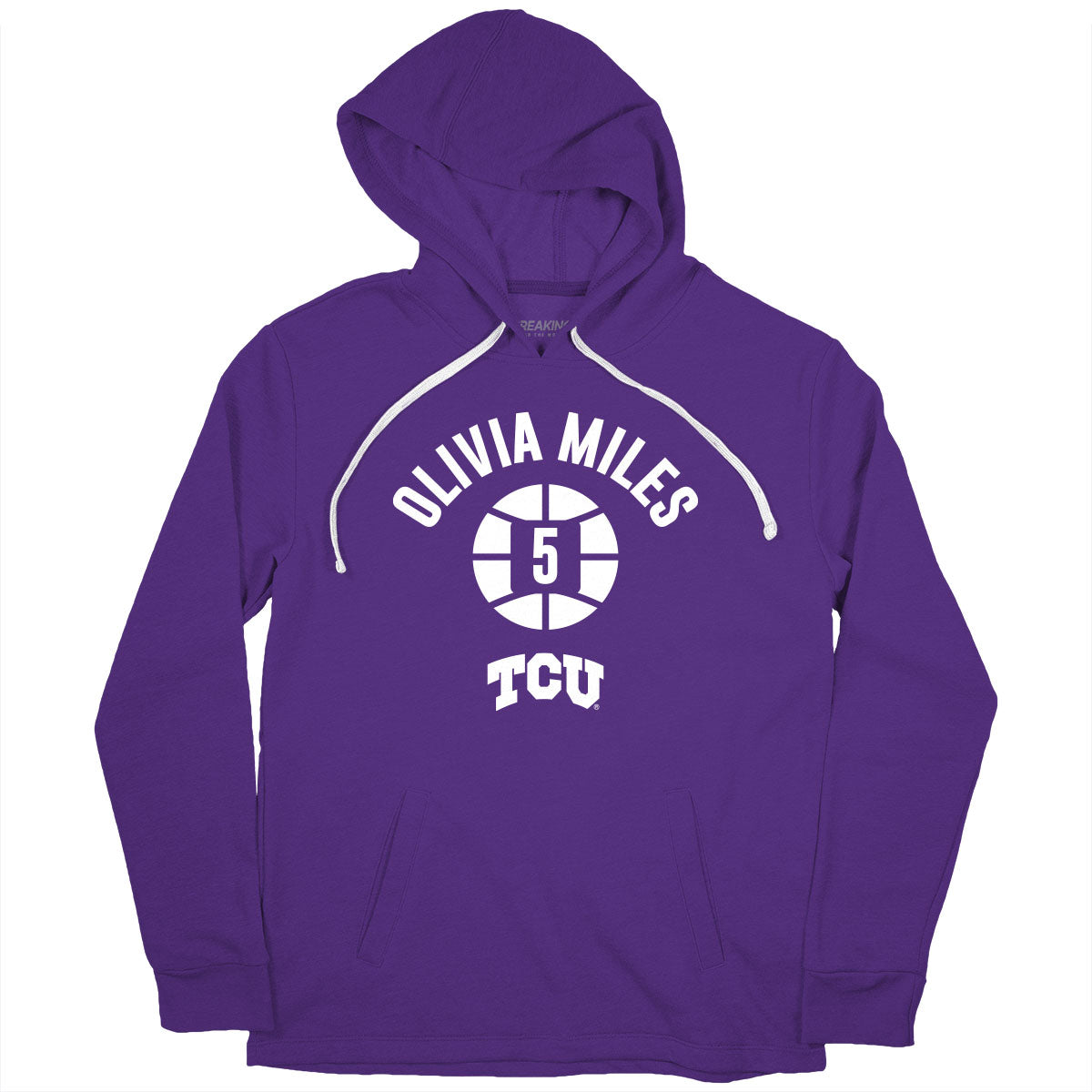 TCU Basketball: Olivia Miles Name Number Ball 2