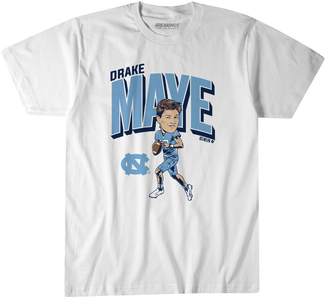 UNC Football: Drake Maye Pro Caricature 1