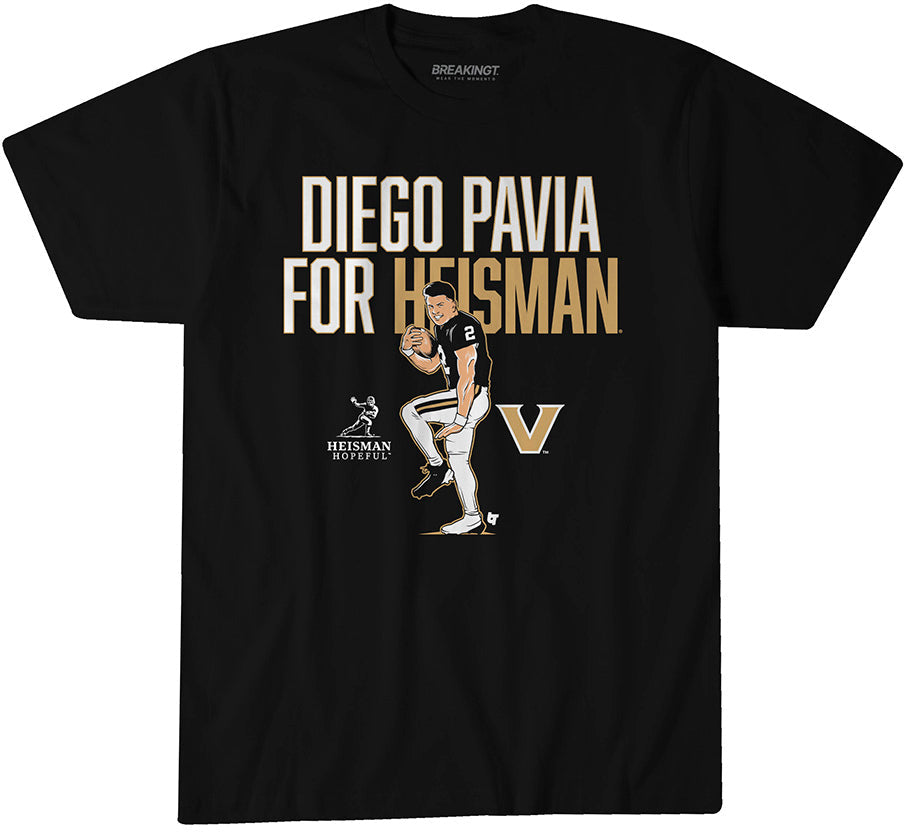 Vanderbilt Football: Diego Pavia for Heisman Statue Pose 1