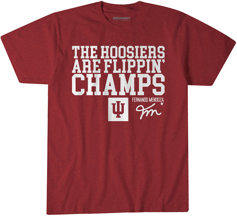 Indiana Football: Fernando Mendoza The Hoosiers Are Flippin' Champs 1