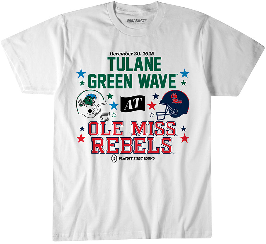 Ole Miss Rebels & Tulane Green Wave: 2025 CFP First Round Matchup 1