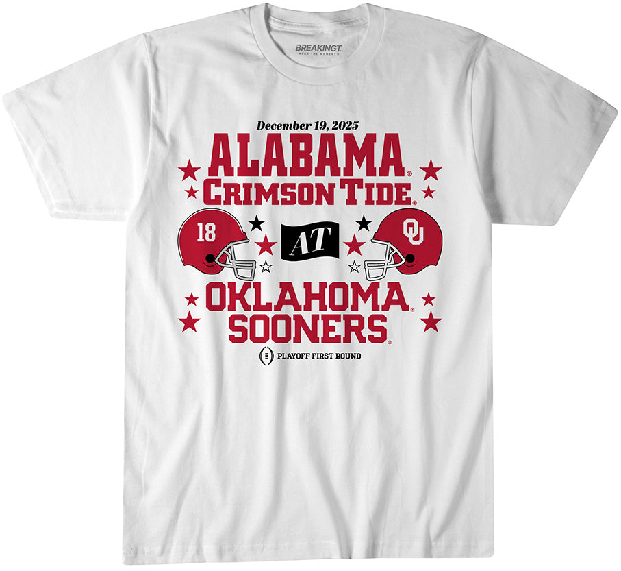 Oklahoma Sooners & Alabama Crimson Tide: 2025 CFP First Round Matchup 1