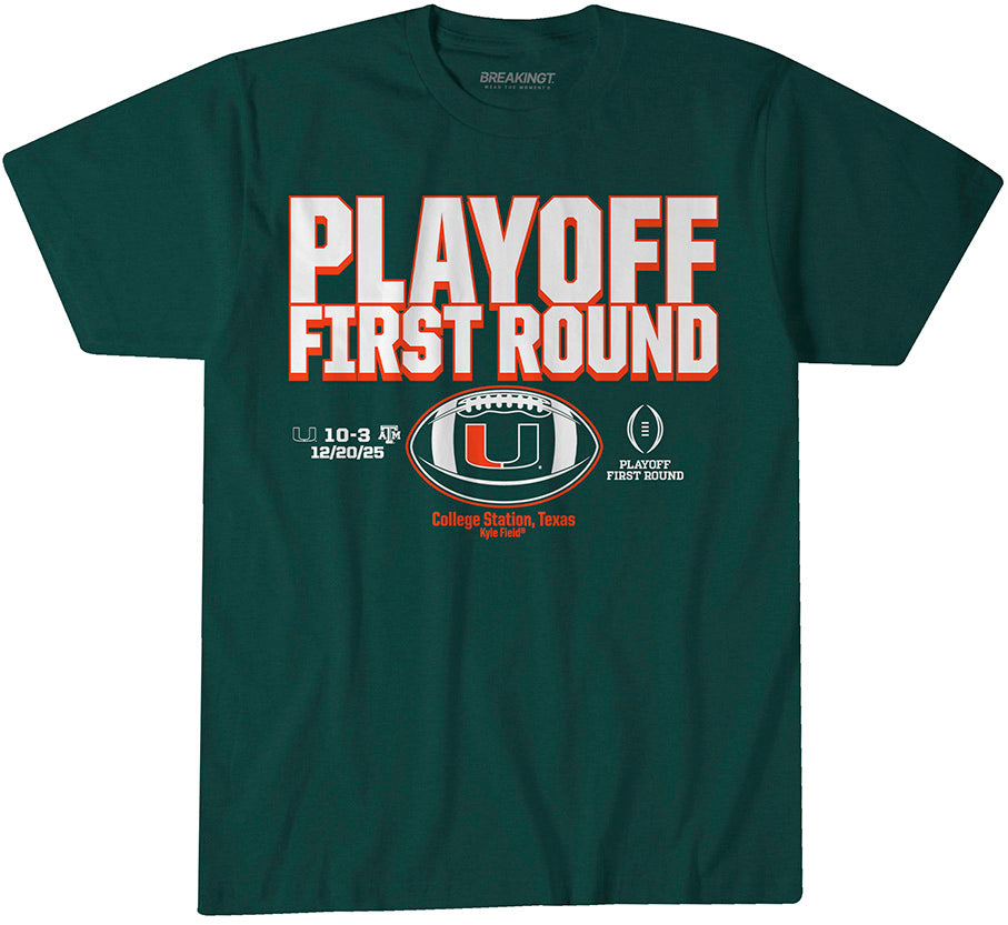Miami Hurricanes: 2025 CFP First Round Winner 1