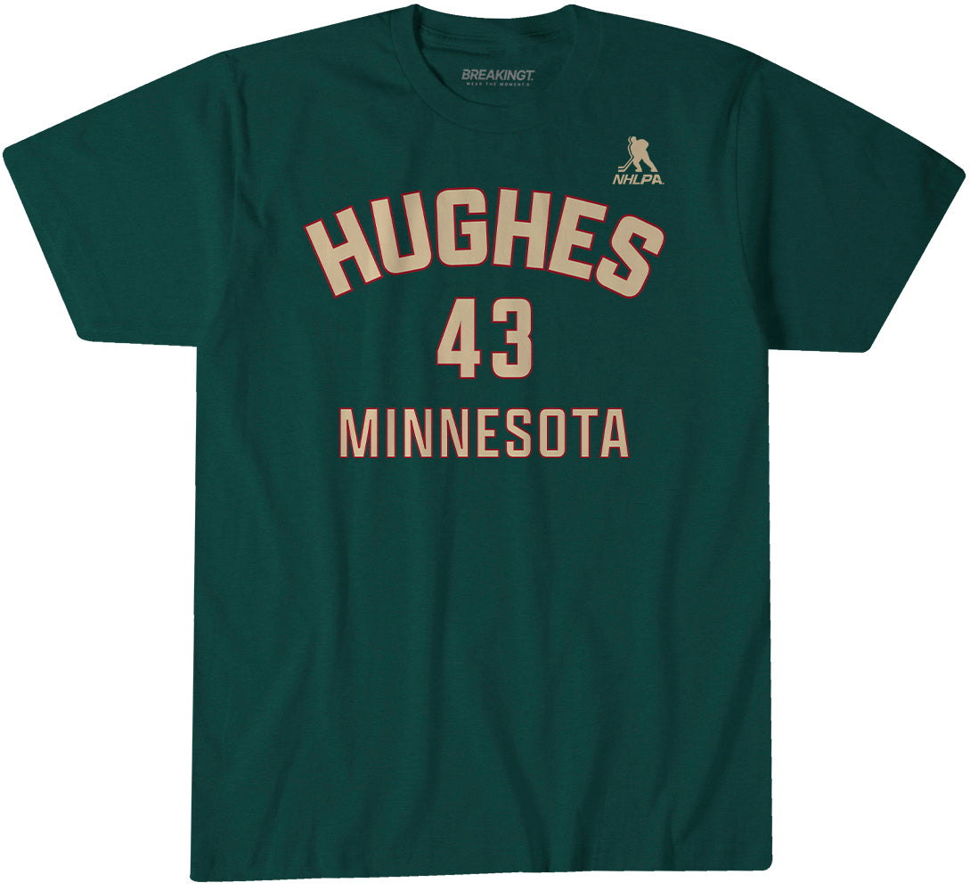 Quinn Hughes: Minnesota Name & Number 1