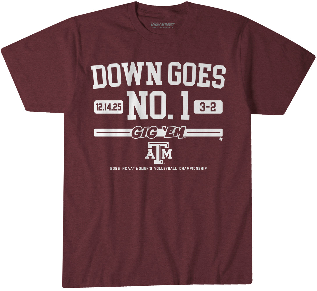Texas A&M Volleyball: Down Goes No. 1 1