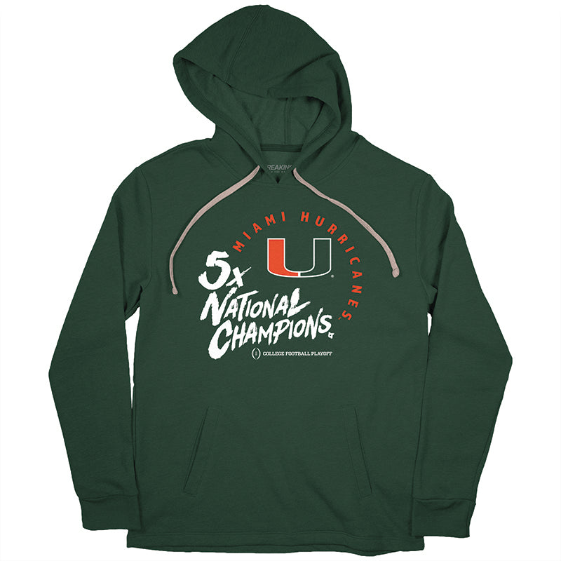 Miami Football: 2025 CFP Five-Time National Champions 2